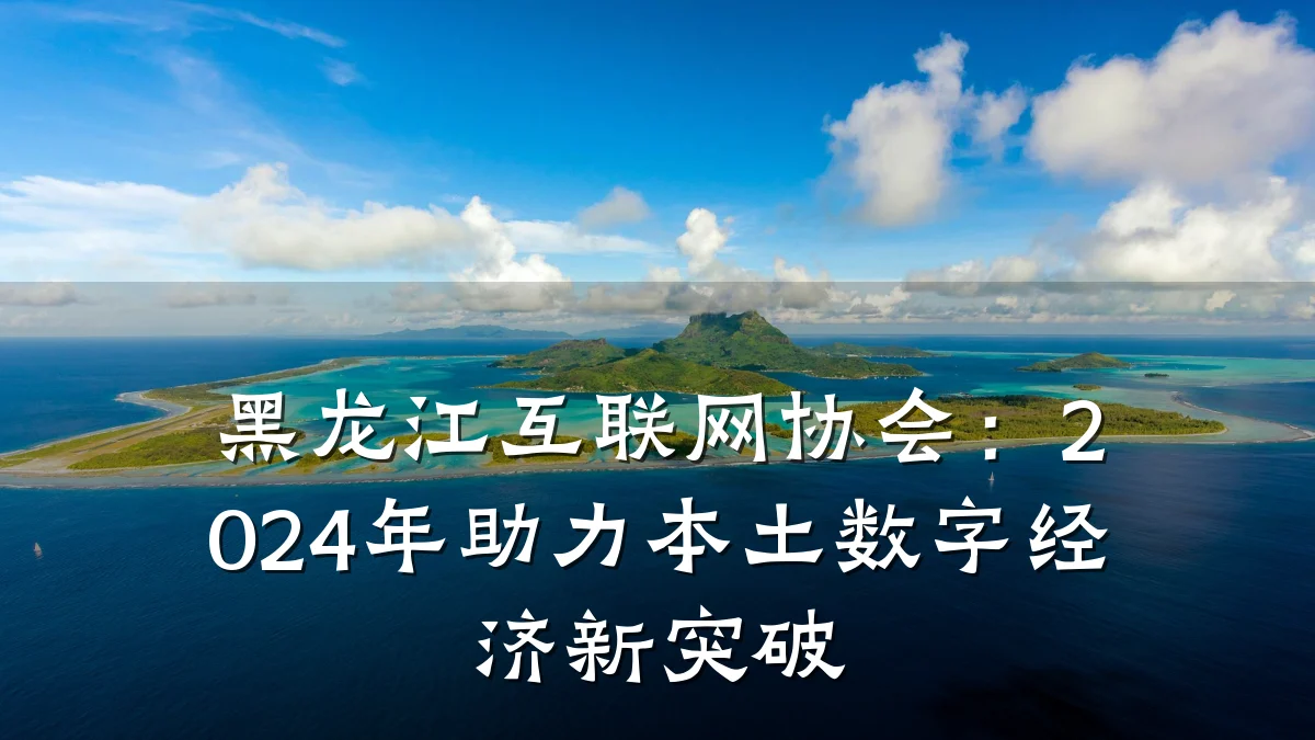 黑龙江互联网协会：2024年助力本土数字经济新突破