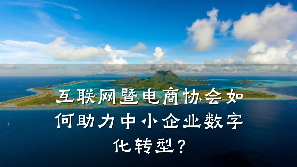 互联网暨电商协会如何助力中小企业数字化转型？