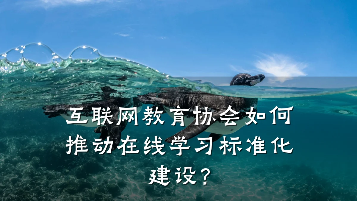 互联网教育协会如何推动在线学习标准化建设?