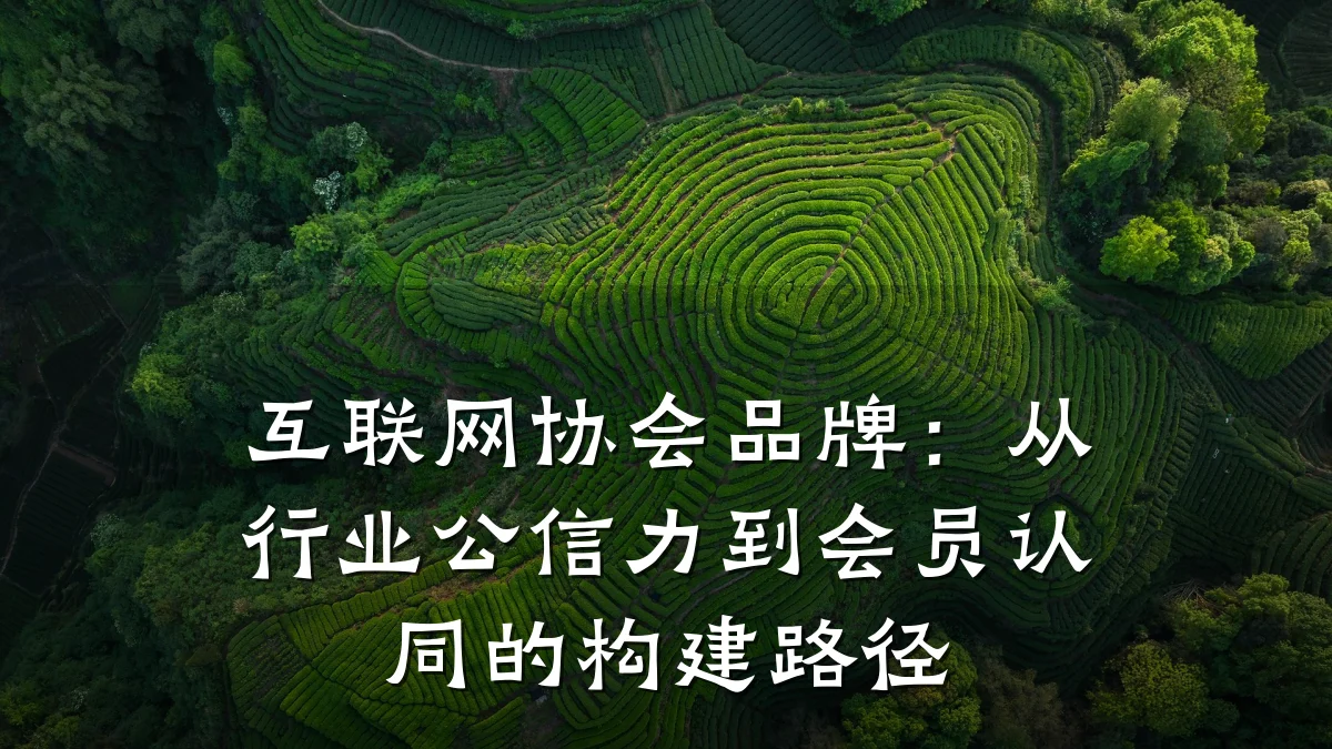 互联网协会品牌：从行业公信力到会员认同的构建路径