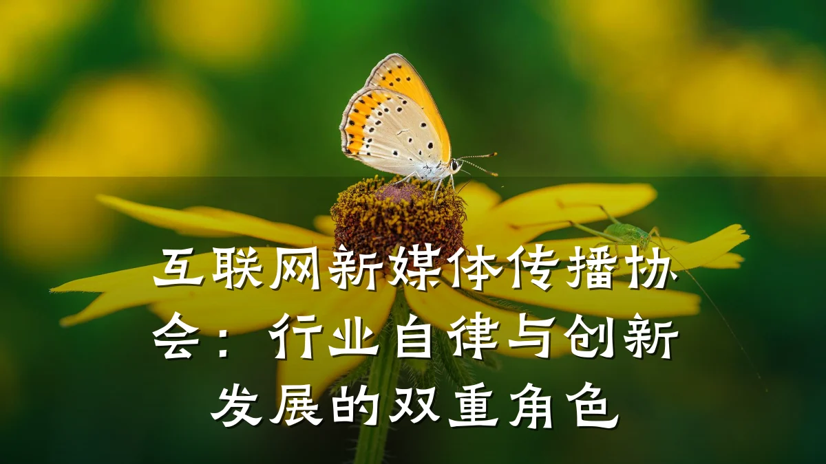 互联网新媒体传播协会:行业自律与创新发展的双重角色
