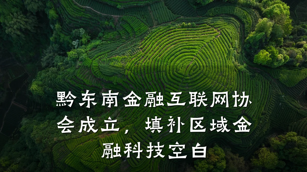 黔东南金融互联网协会成立,填补区域金融科技空白