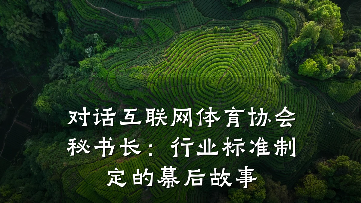 对话互联网体育协会秘书长:行业标准制定的幕后故事
