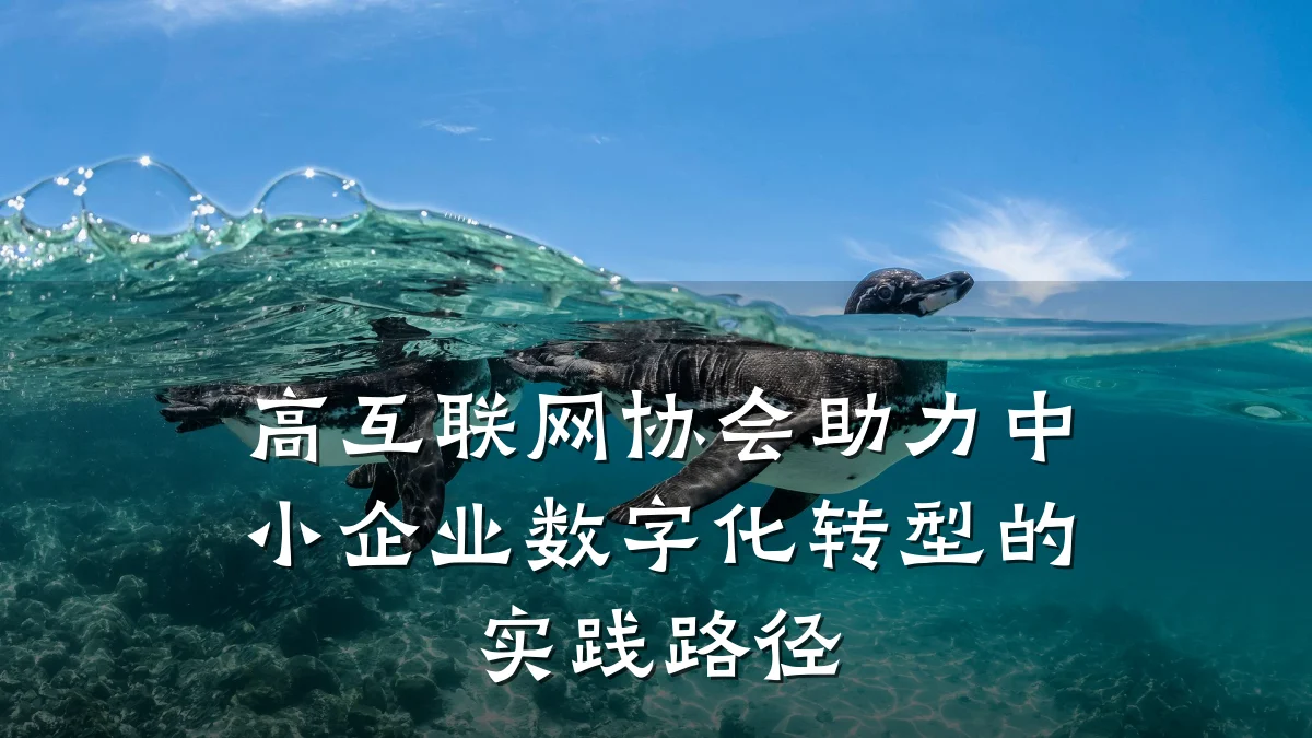 高互联网协会助力中小企业数字化转型的实践路径