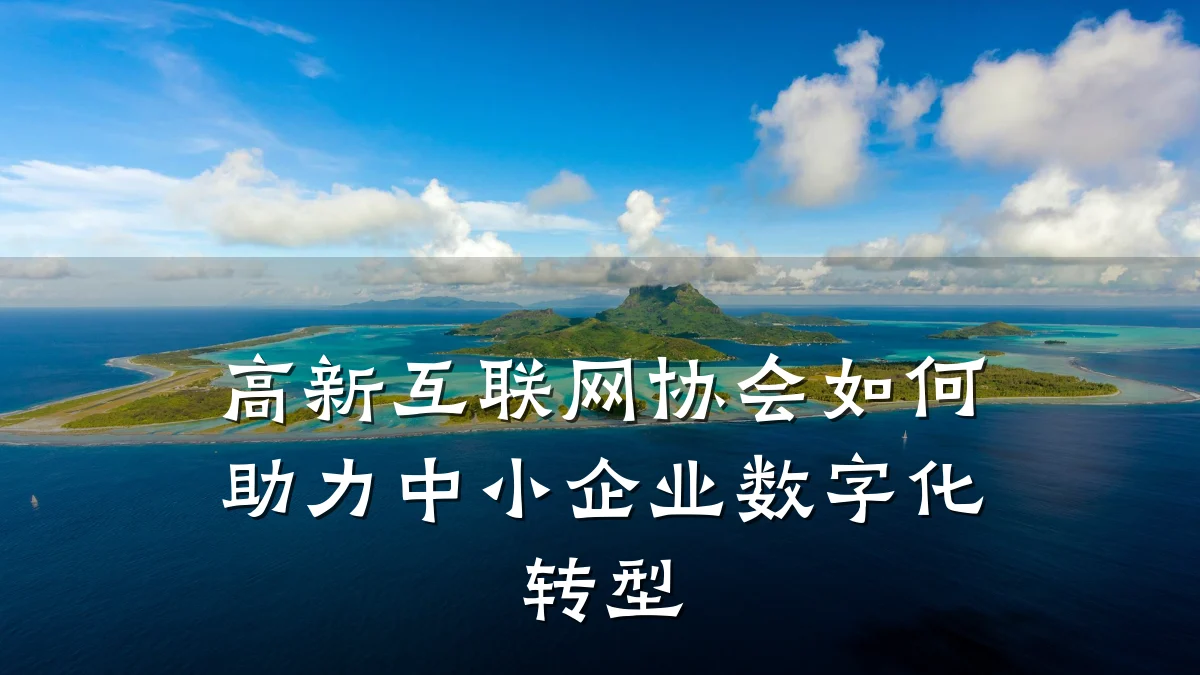 高新互联网协会如何助力中小企业数字化转型