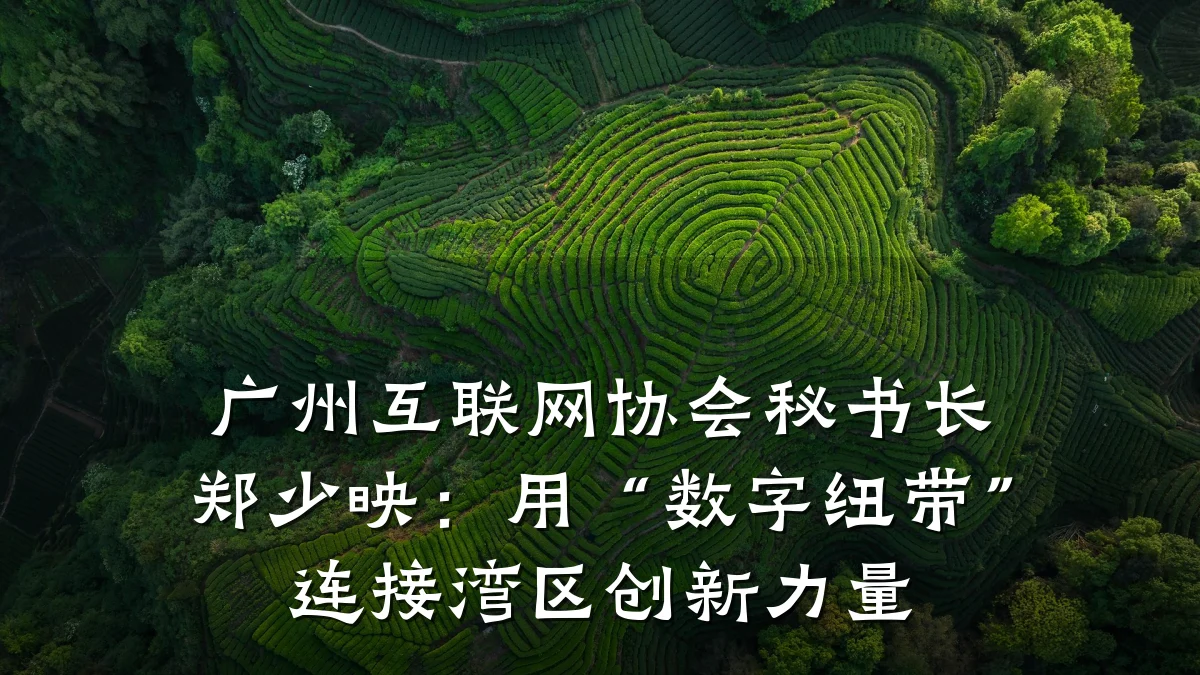 广州互联网协会秘书长郑少映:用“数字纽带”连接湾区创新力量