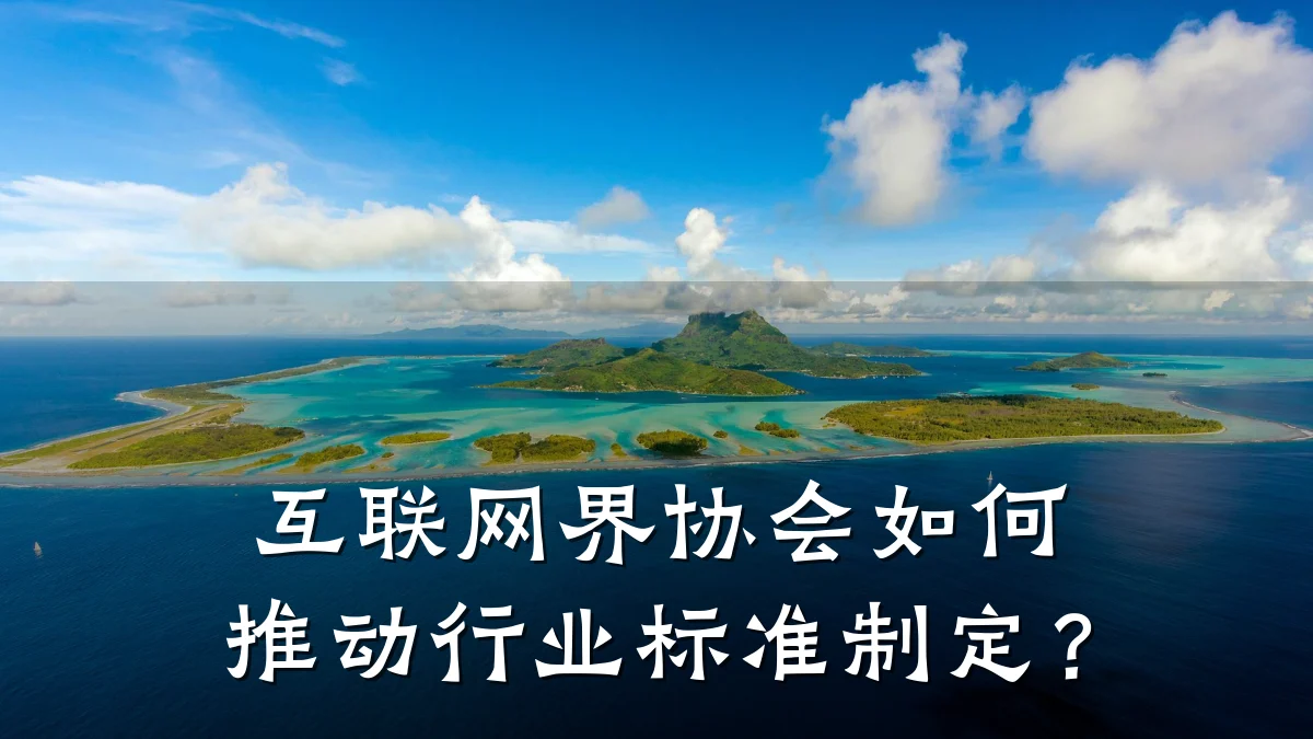互联网界协会如何推动行业标准制定?