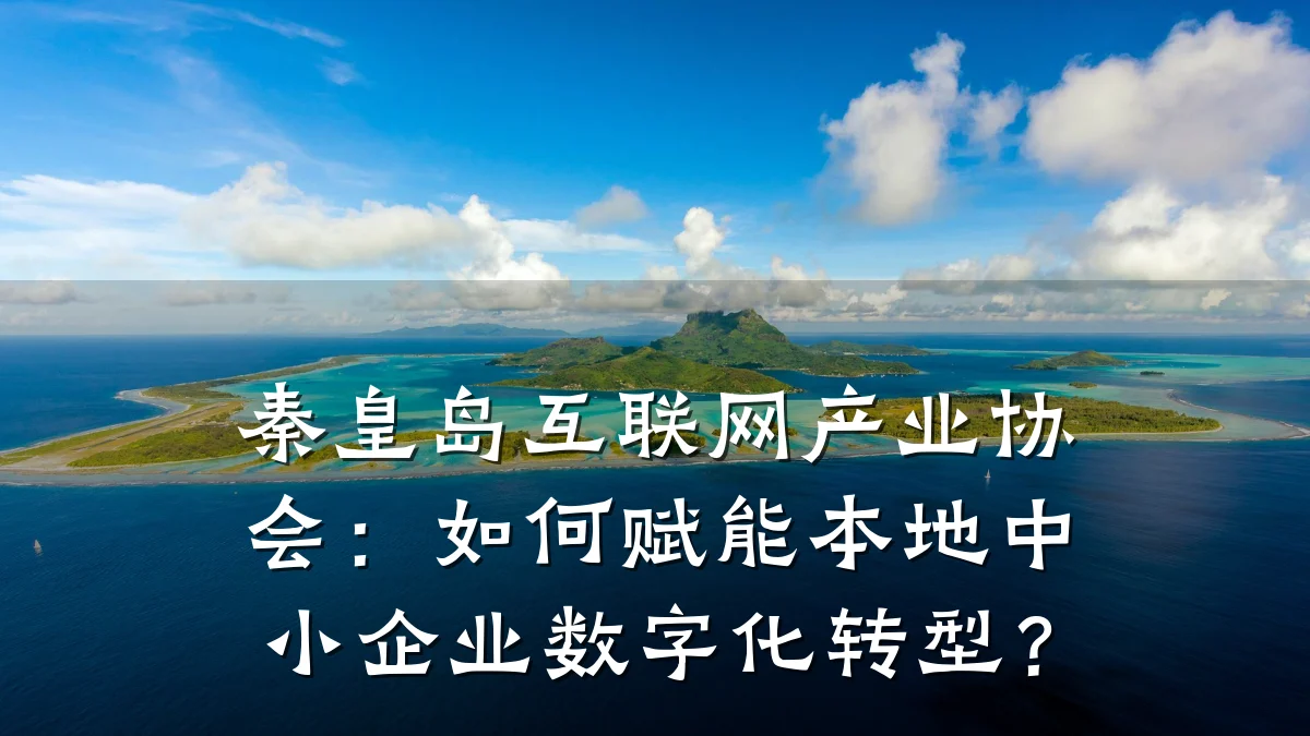 秦皇岛互联网产业协会:如何赋能本地中小企业数字化转型?