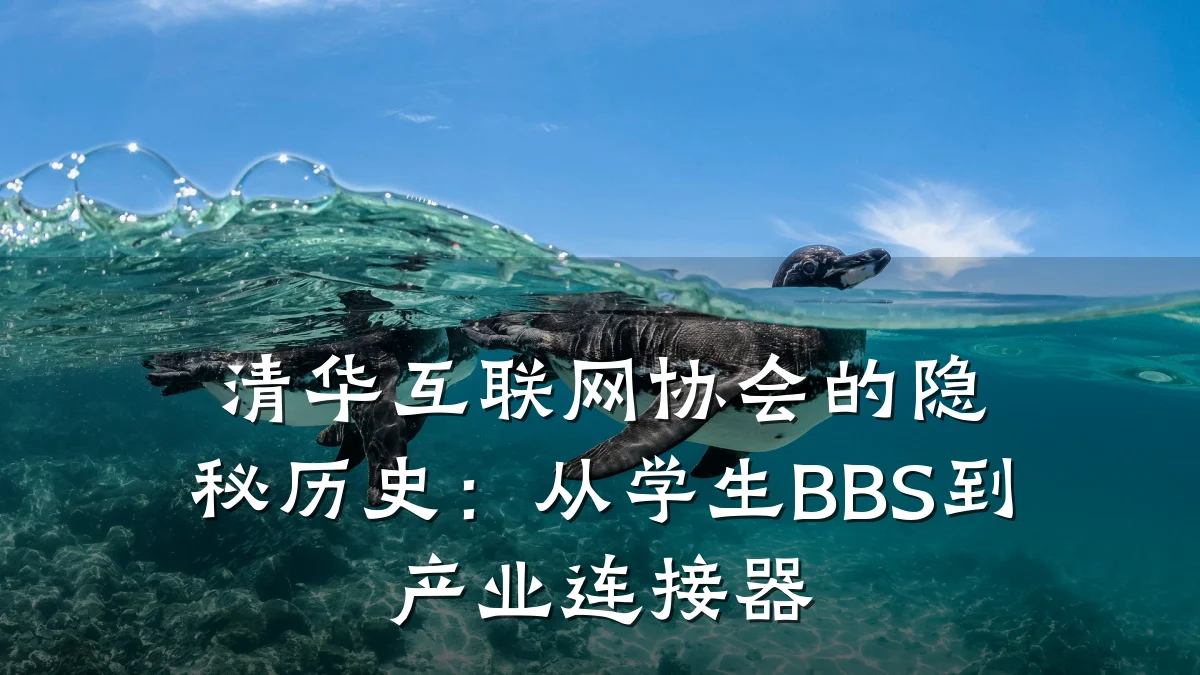 清华互联网协会的隐秘历史:从学生BBS到产业连接器