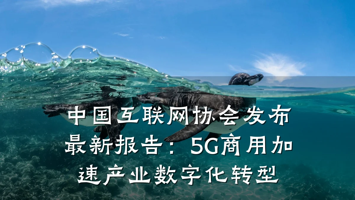 中国互联网协会发布最新报告:5G商用加速产业数字化转型