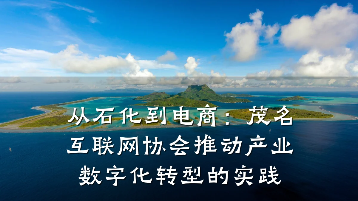 从石化到电商:茂名互联网协会推动产业数字化转型的实践