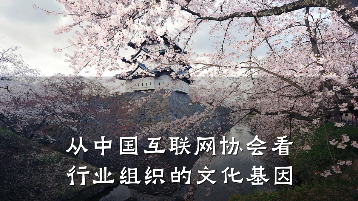 从中国互联网协会看行业组织的文化基因