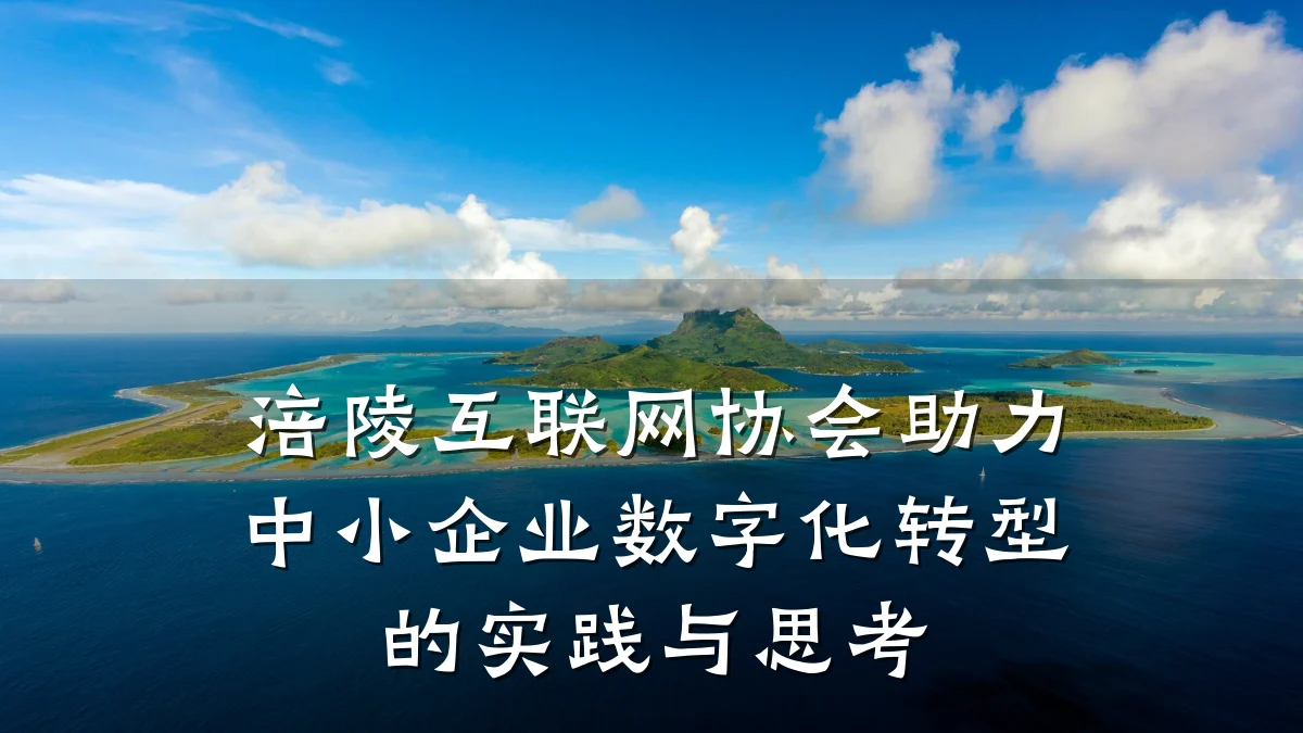 涪陵互联网协会助力中小企业数字化转型的实践与思考