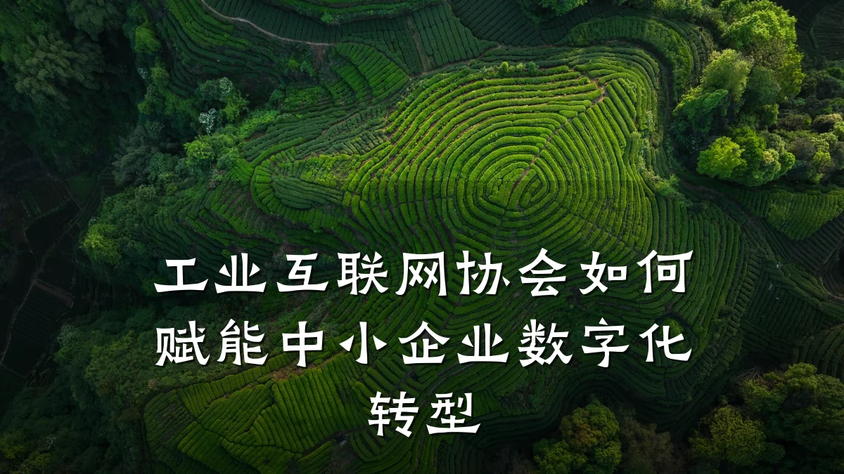 工业互联网协会如何赋能中小企业数字化转型
