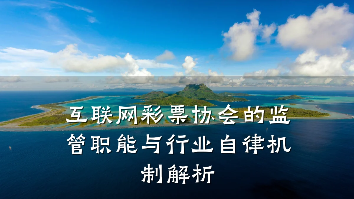 互联网彩票协会的监管职能与行业自律机制解析