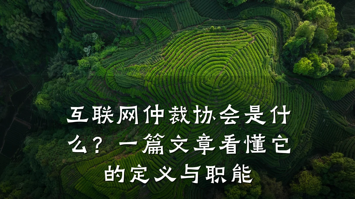 互联网仲裁协会是什么?一篇文章看懂它的定义与职能