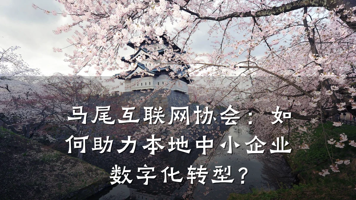 马尾互联网协会:如何助力本地中小企业数字化转型?