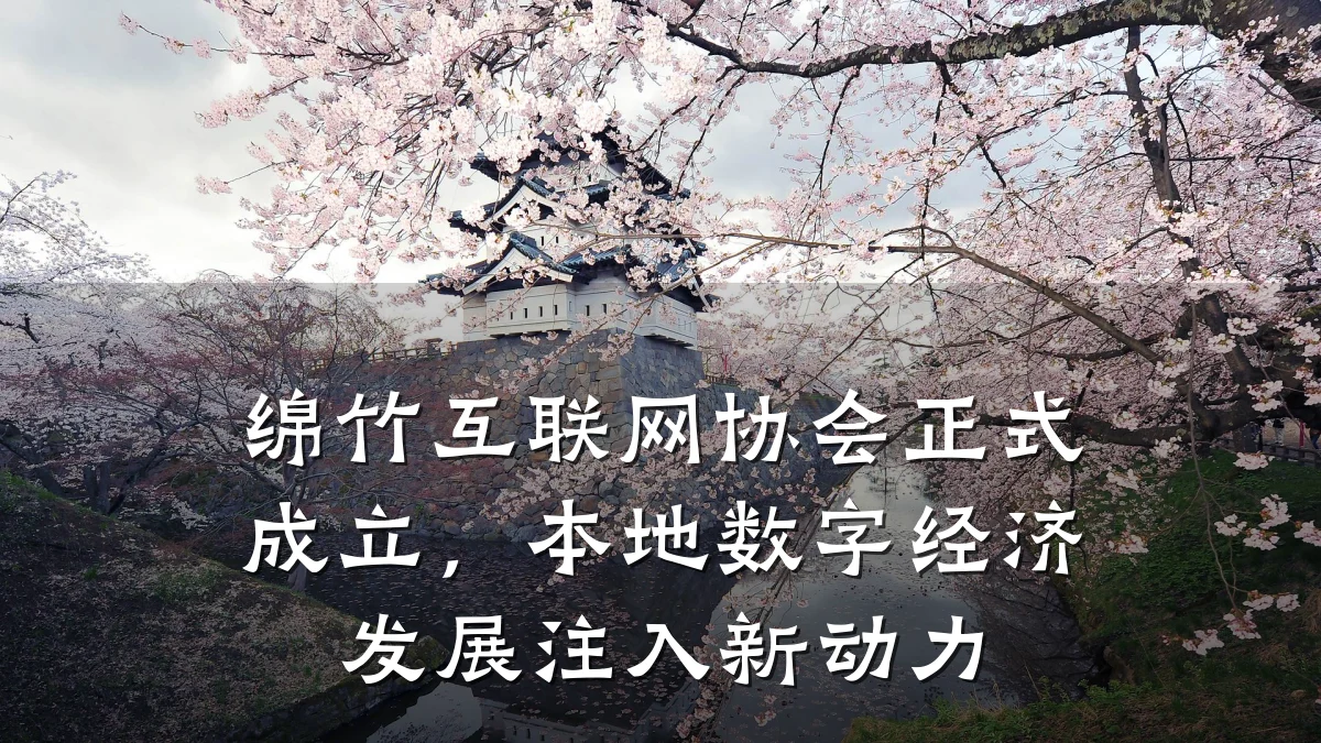 绵竹互联网协会正式成立,本地数字经济发展注入新动力