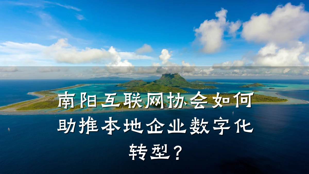 南阳互联网协会如何助推本地企业数字化转型?