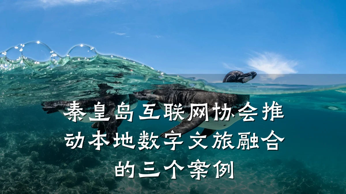 秦皇岛互联网协会推动本地数字文旅融合的三个案例