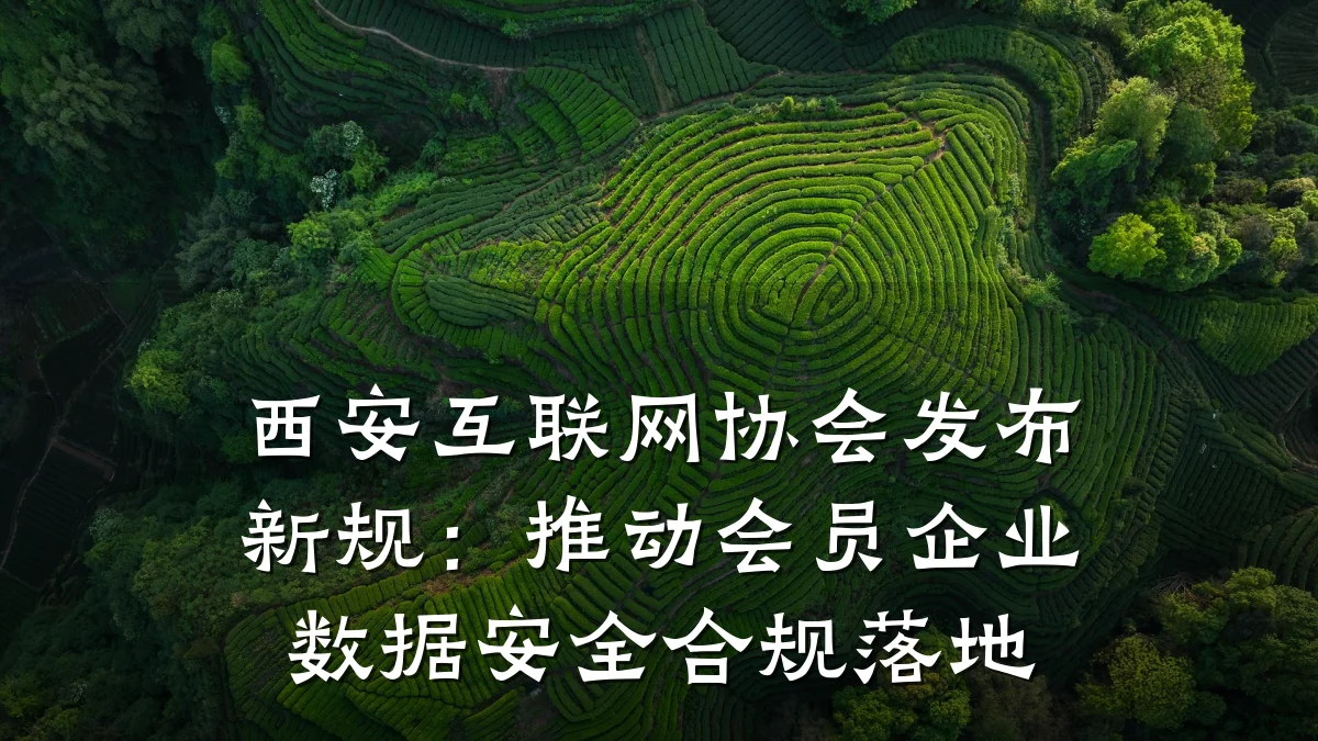 西安互联网协会发布新规:推动会员企业数据安全合规落地
