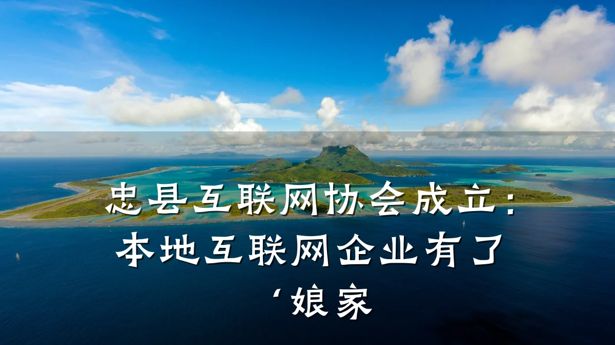忠县互联网协会成立:本地互联网企业有了‘娘家