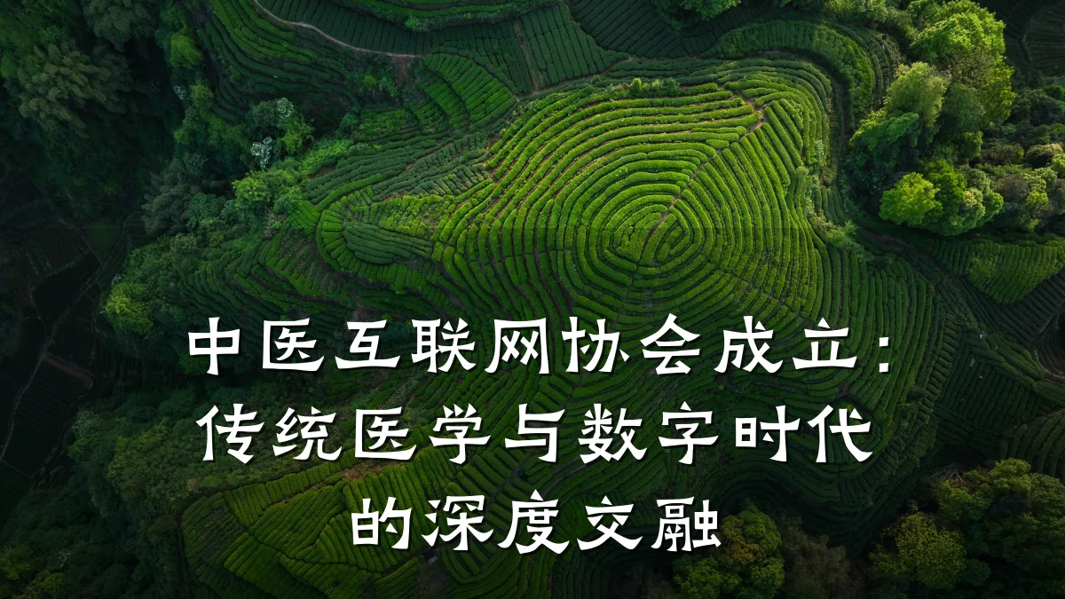 中医互联网协会成立:传统医学与数字时代的深度交融
