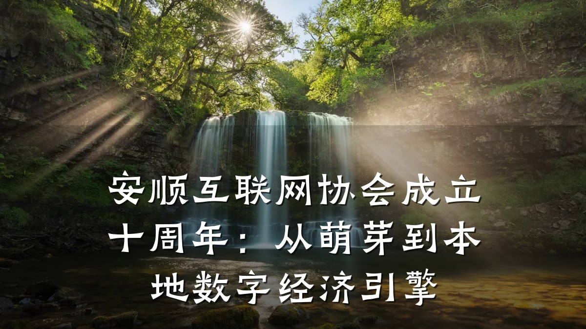 安顺互联网协会成立十周年:从萌芽到本地数字经济引擎