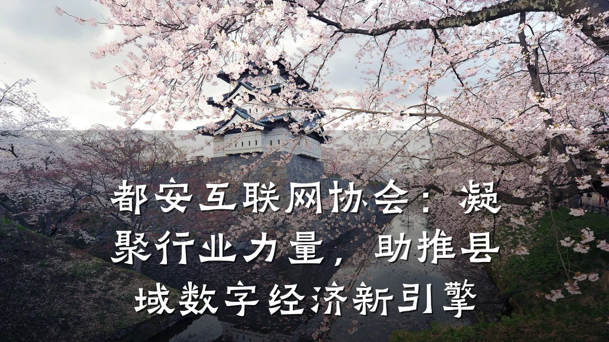 都安互联网协会:凝聚行业力量,助推县域数字经济新引擎