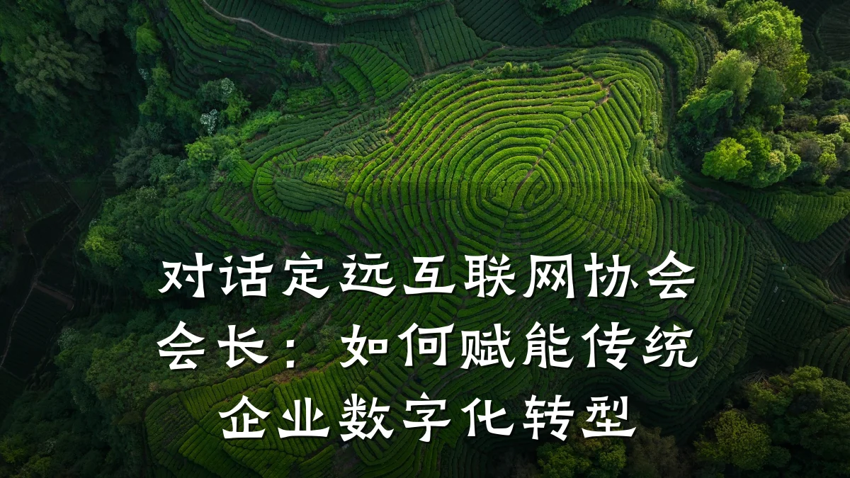 对话定远互联网协会会长：如何赋能传统企业数字化转型