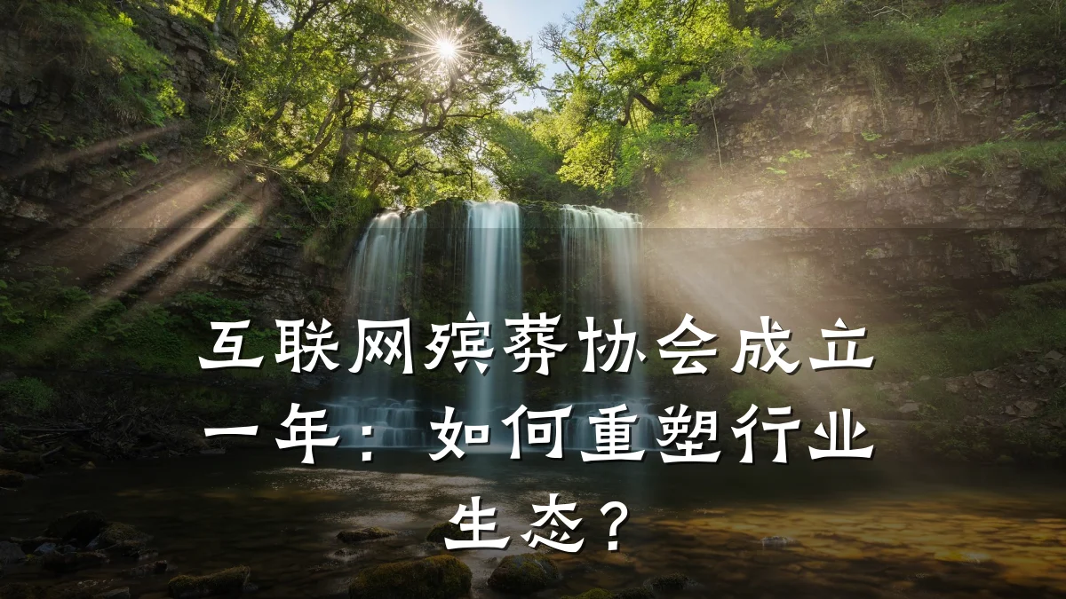 互联网殡葬协会成立一年:如何重塑行业生态?