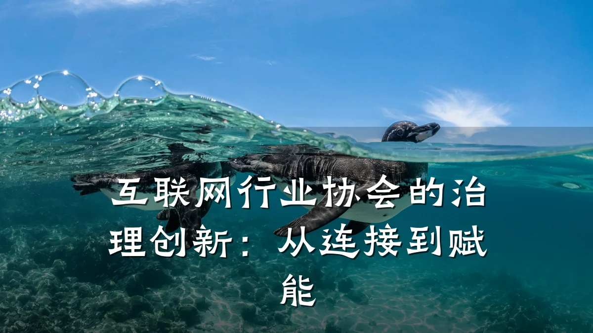 互联网行业协会的治理创新：从连接到赋能