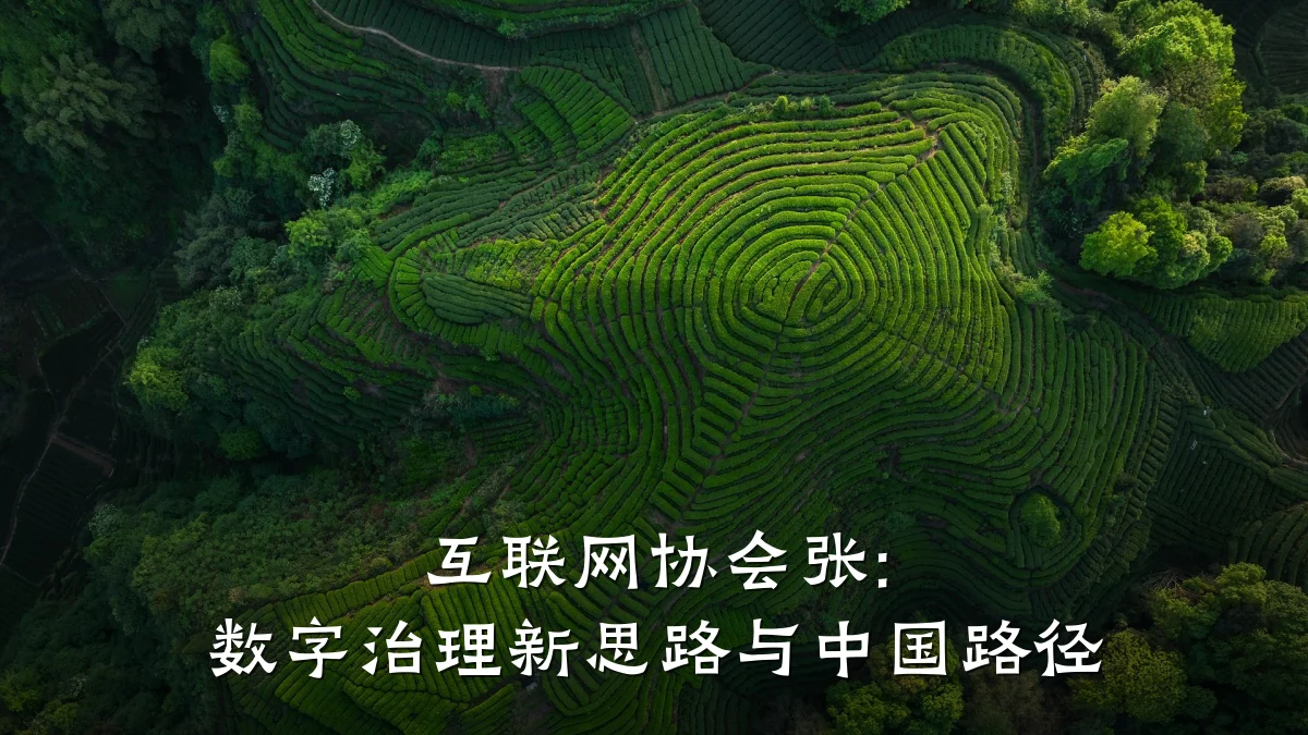 互联网协会张: 数字治理新思路与中国路径
