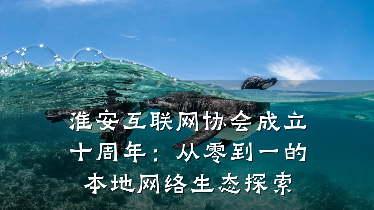 淮安互联网协会成立十周年:从零到一的本地网络生态探索