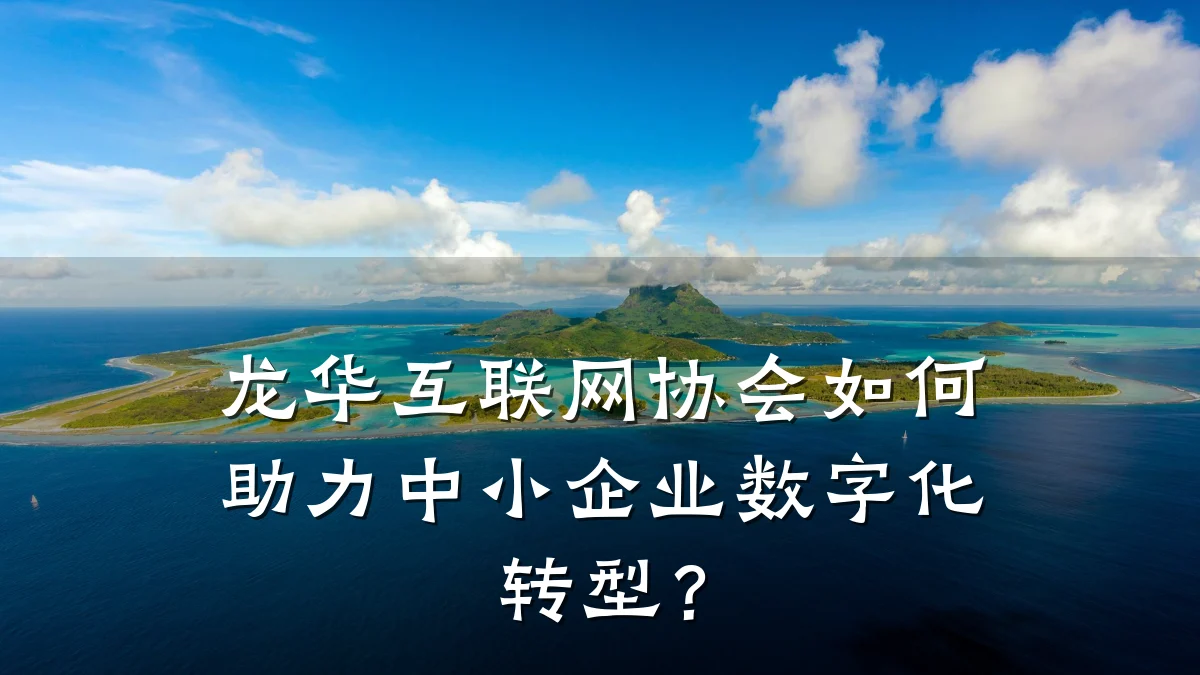 龙华互联网协会如何助力中小企业数字化转型?