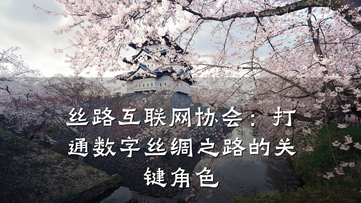 丝路互联网协会:打通数字丝绸之路的关键角色