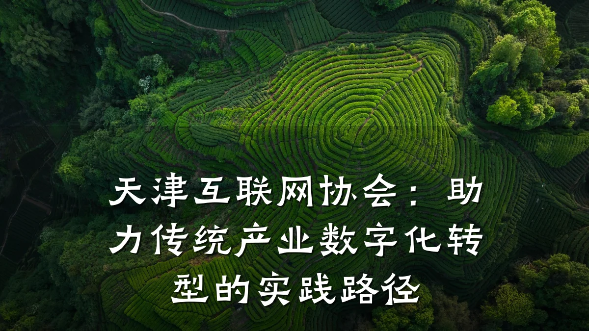 天津互联网协会：助力传统产业数字化转型的实践路径