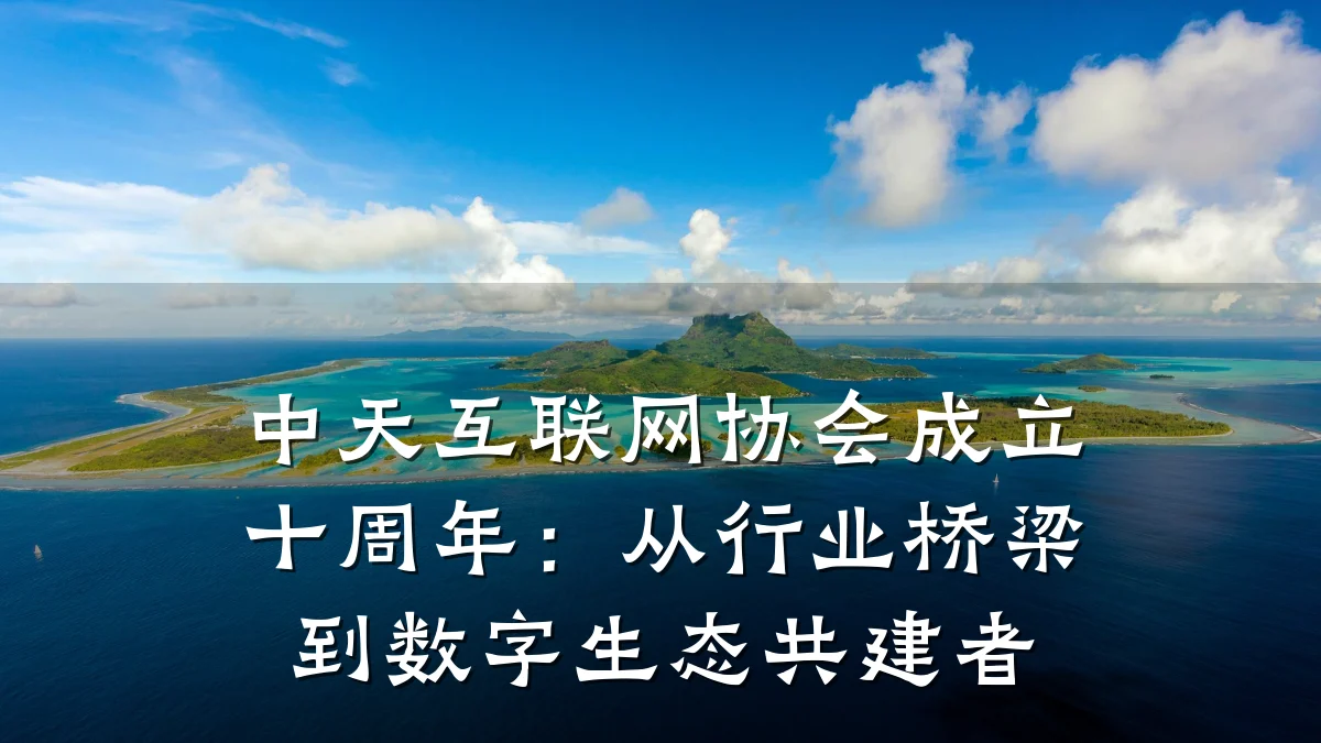 中天互联网协会成立十周年：从行业桥梁到数字生态共建者