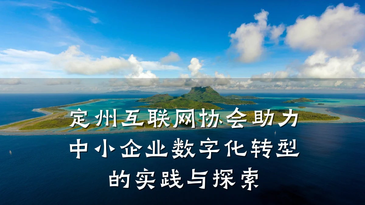 定州互联网协会助力中小企业数字化转型的实践与探索