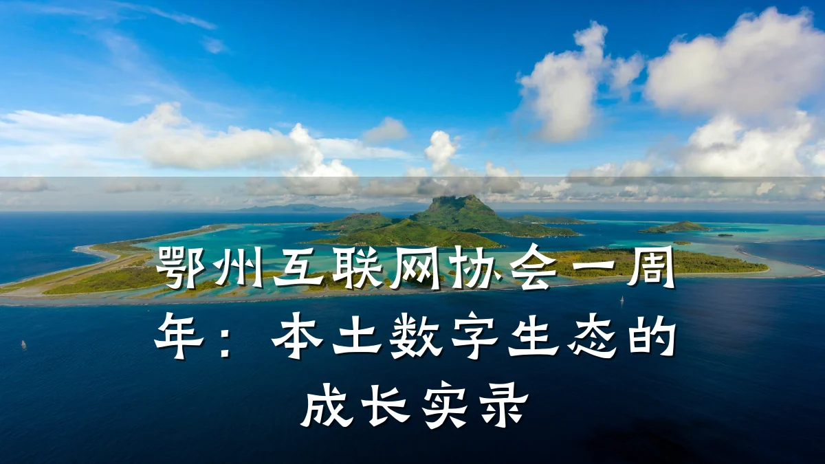 鄂州互联网协会一周年:本土数字生态的成长实录