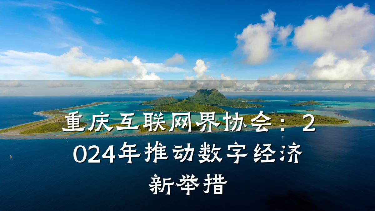 重庆互联网界协会:2024年推动数字经济新举措