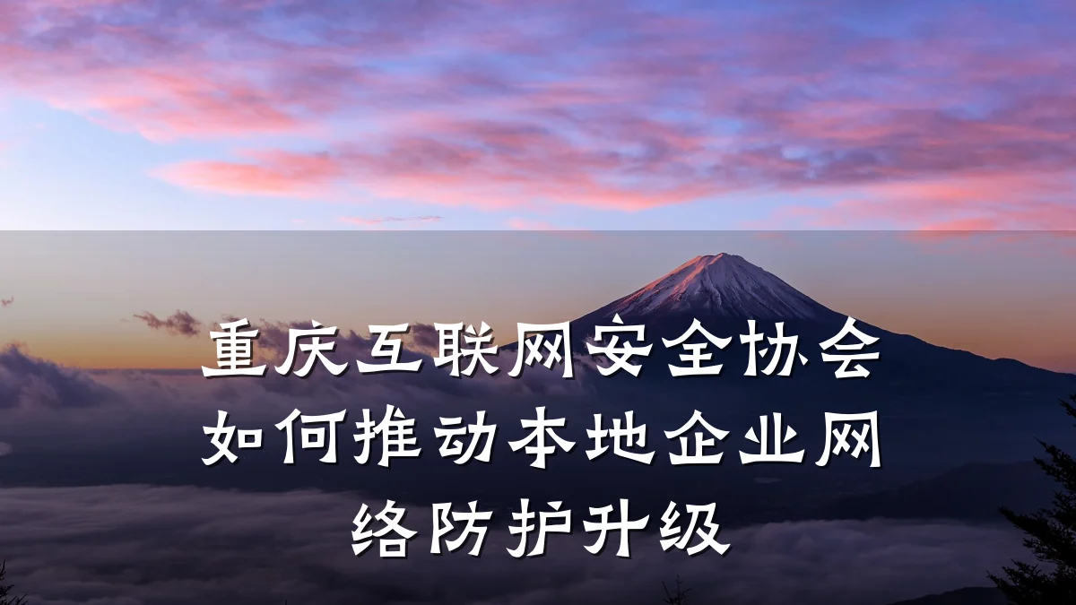 重庆互联网安全协会如何推动本地企业网络防护升级