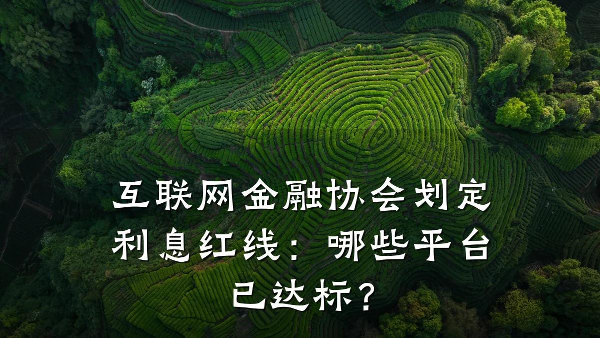 互联网金融协会划定利息红线：哪些平台已达标？