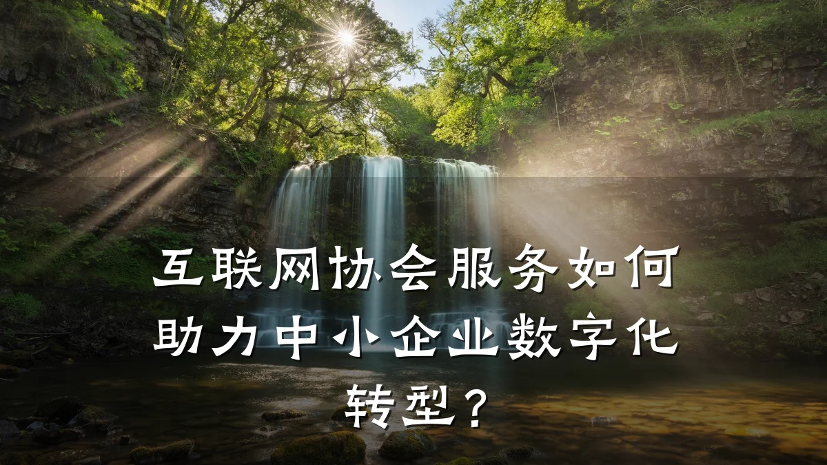互联网协会服务如何助力中小企业数字化转型?
