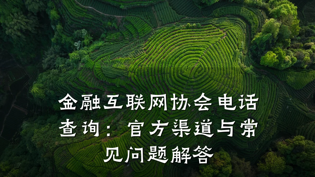 金融互联网协会电话查询：官方渠道与常见问题解答