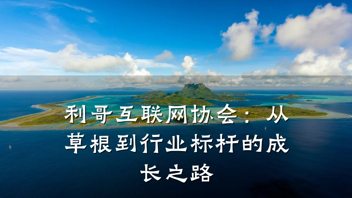 利哥互联网协会：从草根到行业标杆的成长之路
