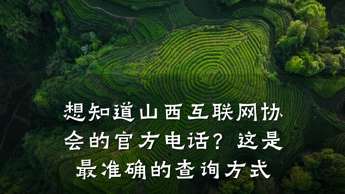 想知道山西互联网协会的官方电话？这是最准确的查询方式