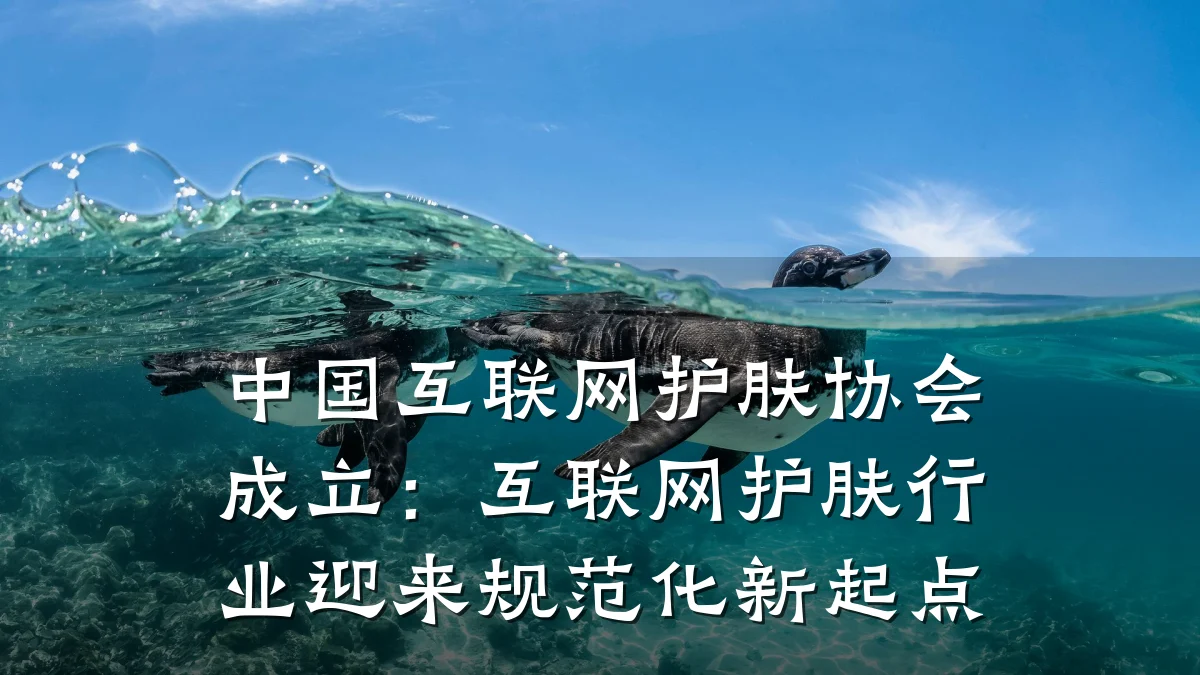 中国互联网护肤协会成立：互联网护肤行业迎来规范化新起点