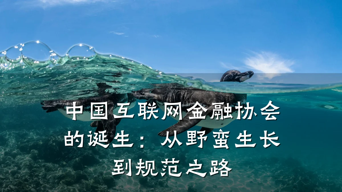 中国互联网金融协会的诞生:从野蛮生长到规范之路