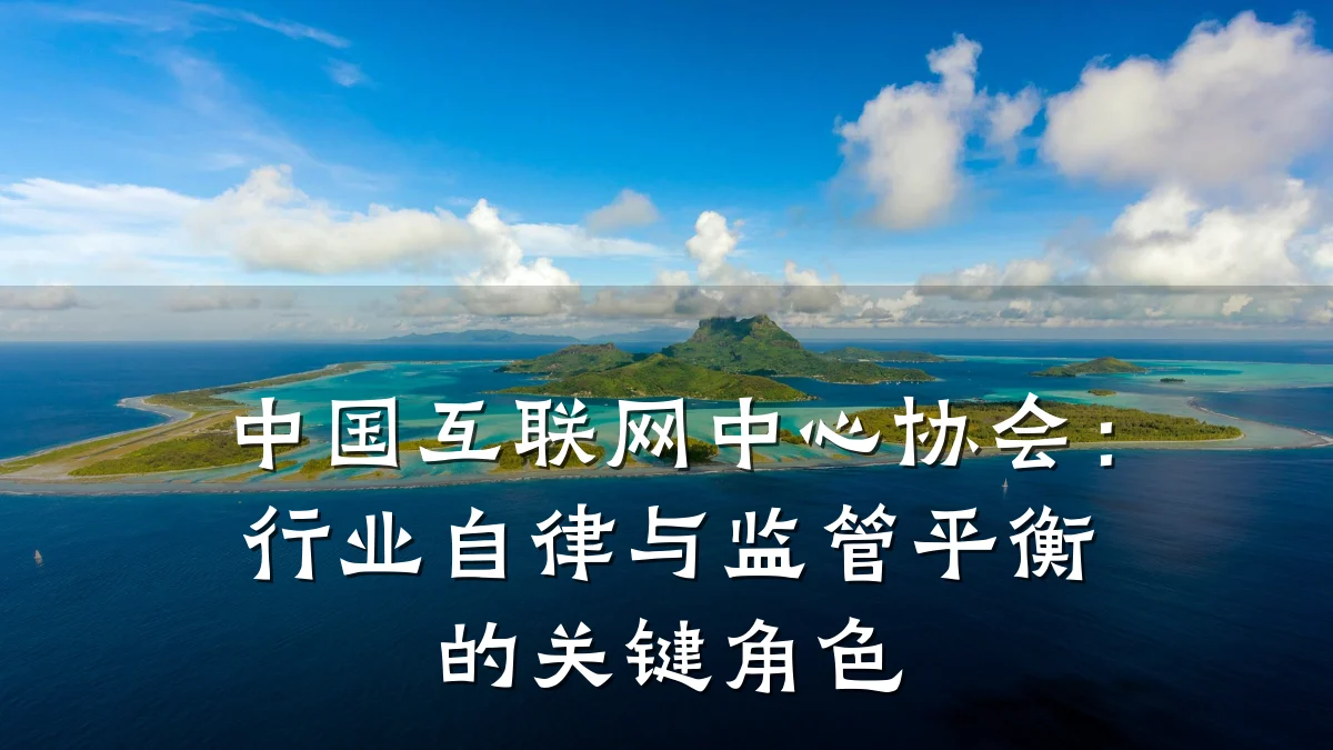 中国互联网中心协会:行业自律与监管平衡的关键角色